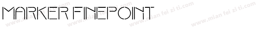 Marker FinePoint字体转换